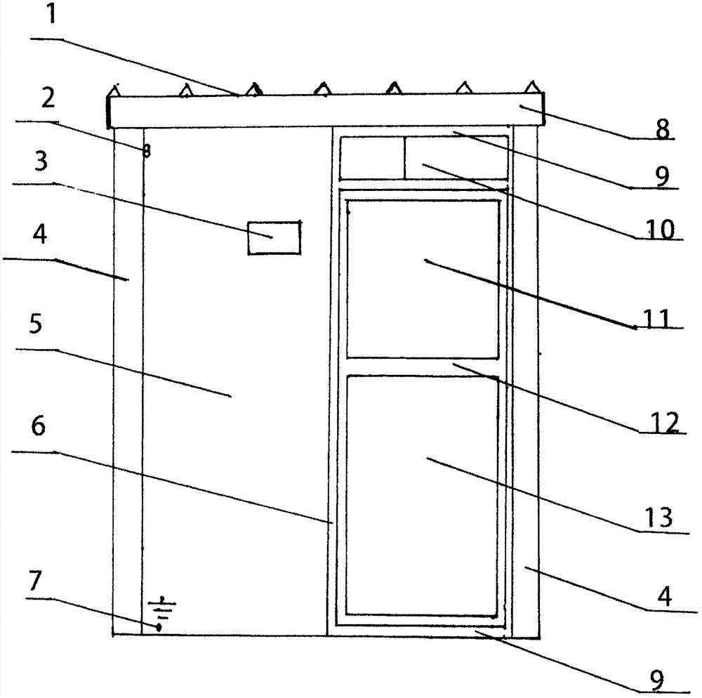 Solar constant-temperature bathroom