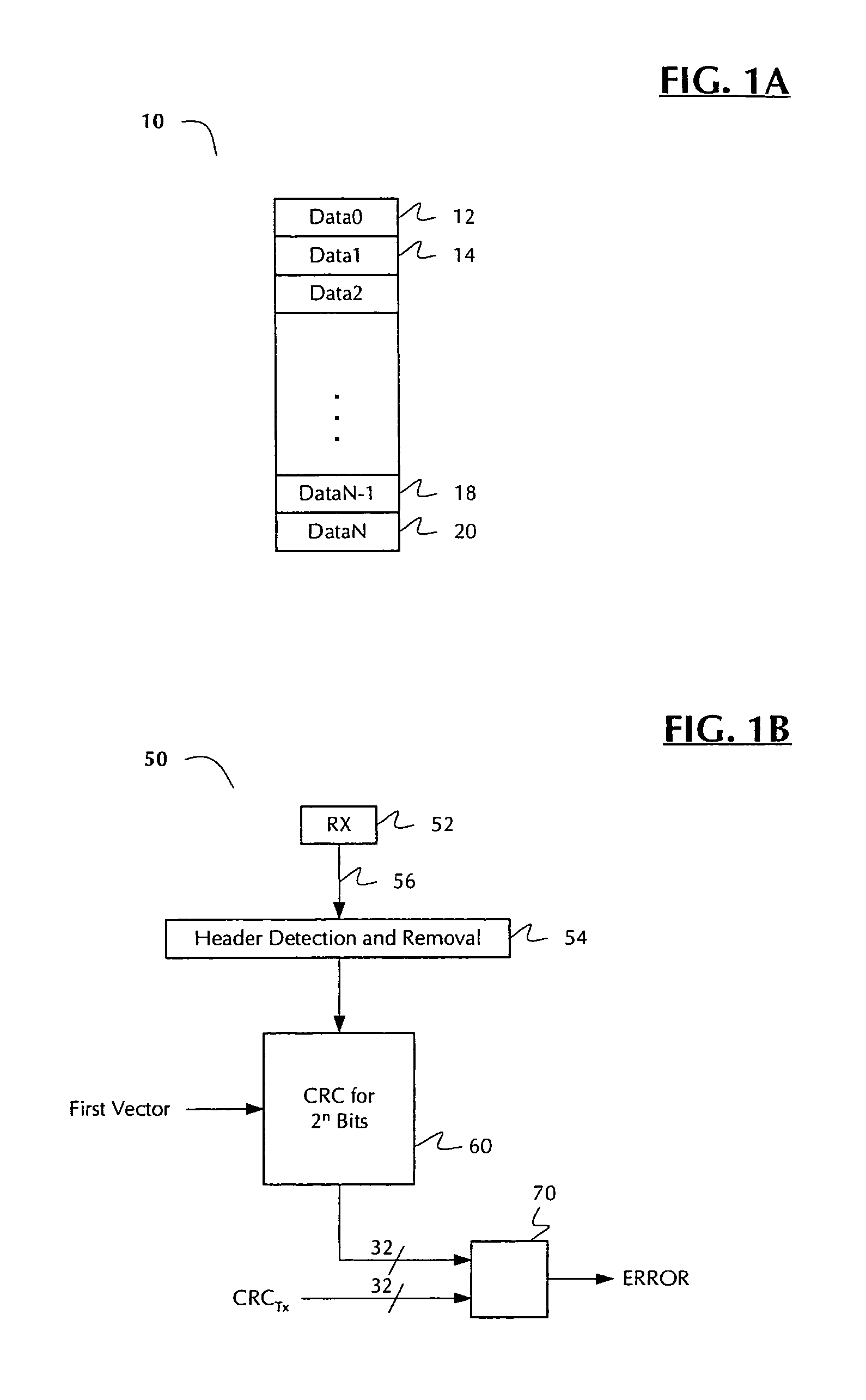 Methods, circuits, architectures, software and systems for determining a data transmission error and/or checking or confirming such error determinations