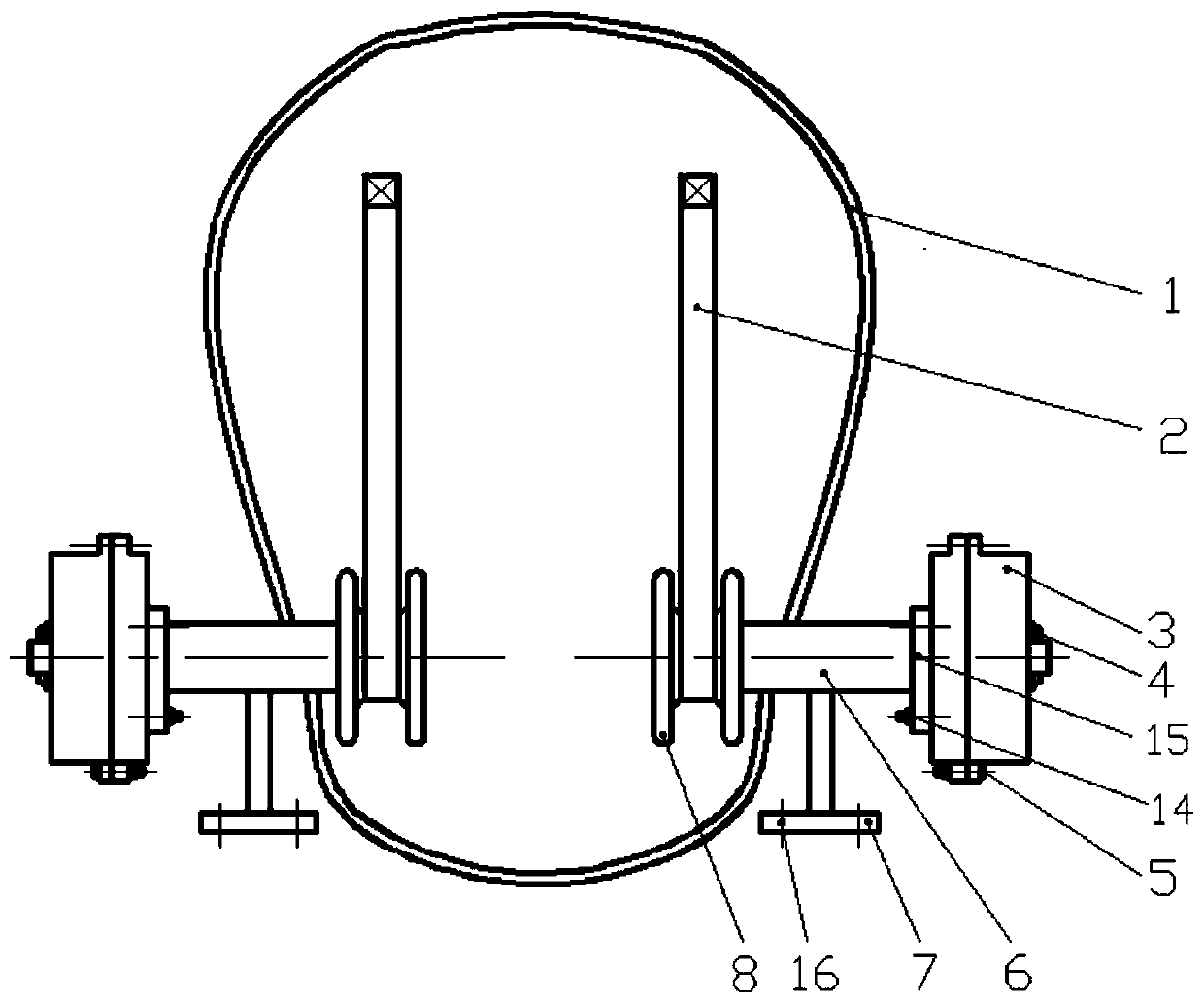 A recovery device for vehicle active airbag airbag