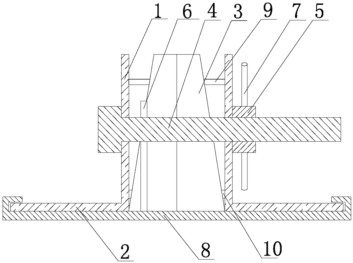 A Forming Device for Concrete Concrete Blocks with Cone-shaped Elevation Concrete Blocks Used for Floor Slabs