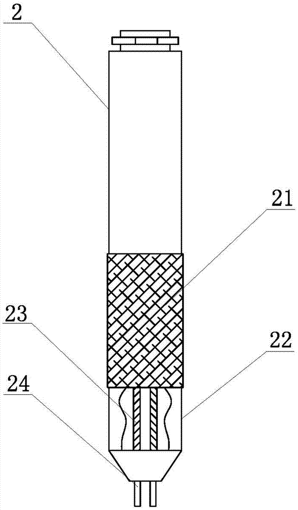 Minority carrier lifetime tester probe and minority carrier lifetime tester