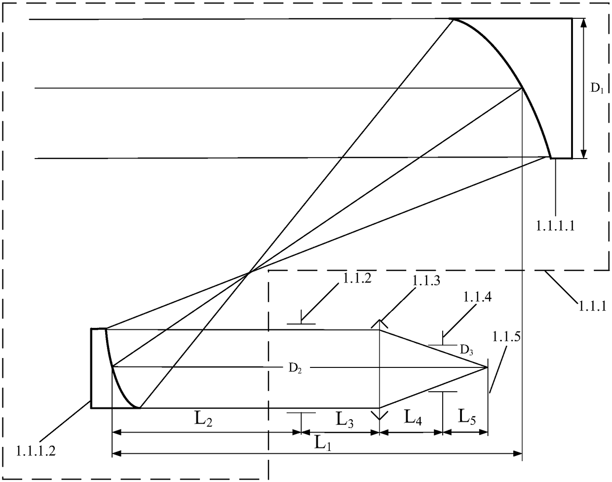 Continuous zooming target recognition system and method with adjustable field of view