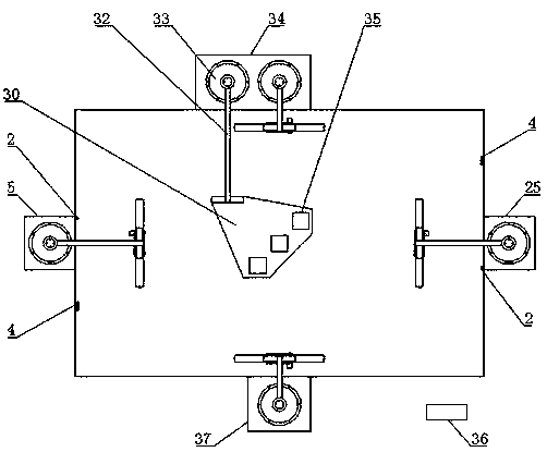 An automatic test device and method for water absorption height of wet curtain products