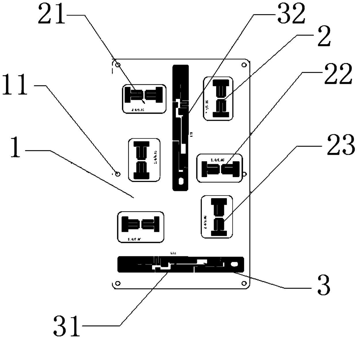 MIMO airborne antenna adopting WiFi and LTE