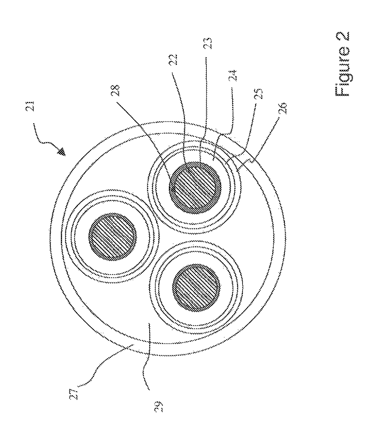 Cable comprising an element indicating water infiltration and method using said element