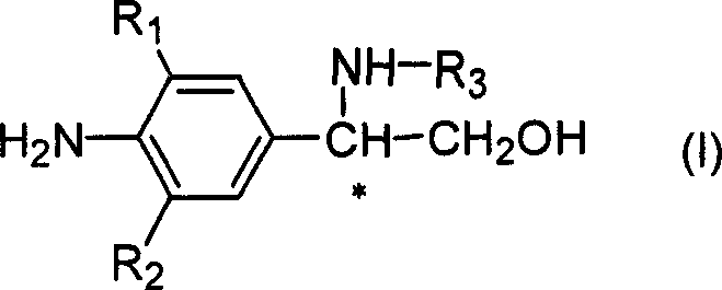 Novel optical activity phenylethanolamine compounds and preparation method thereof