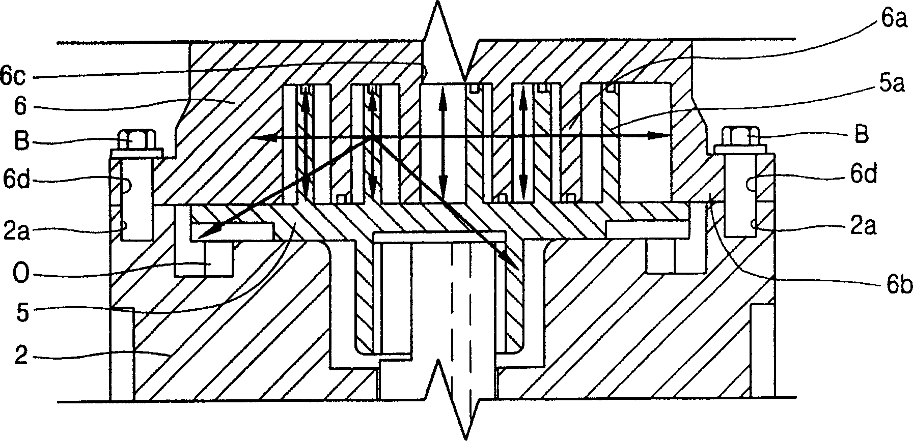 Fixed structure of disk for setting vortex in vortex type compressor