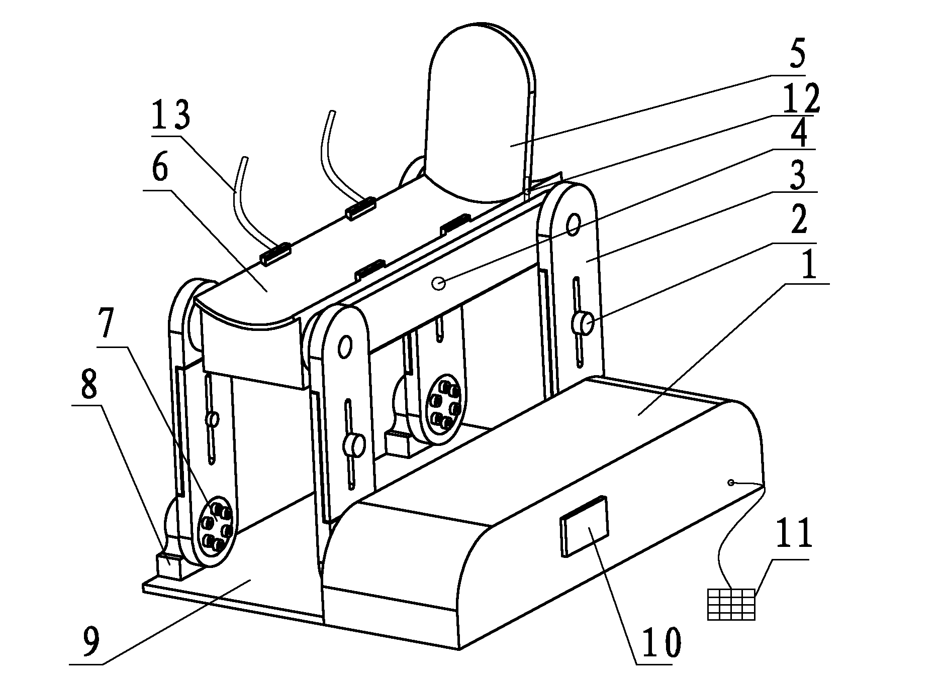 Lower limb joint rehabilitation training device