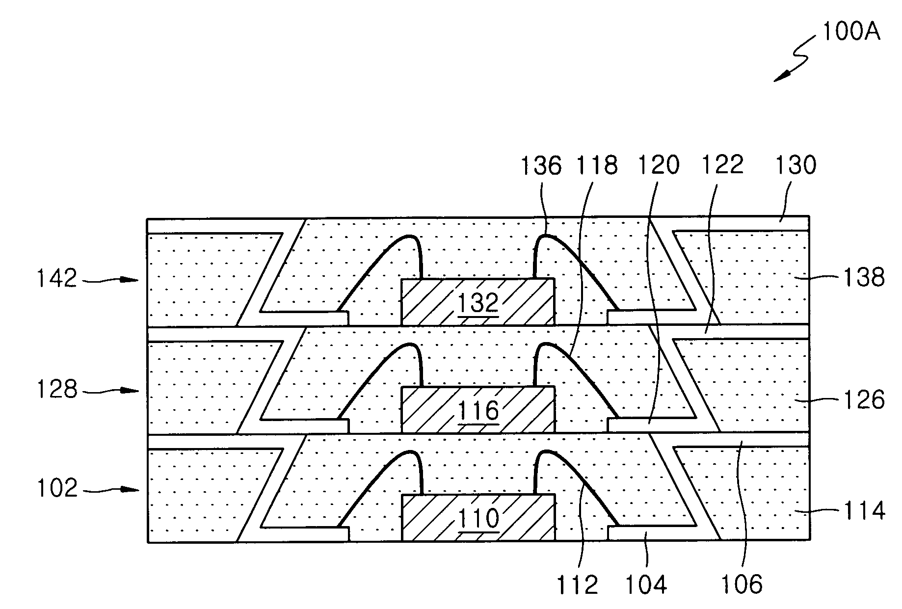 Stack semiconductor package formed by multiple molding and method of manufacturing the same