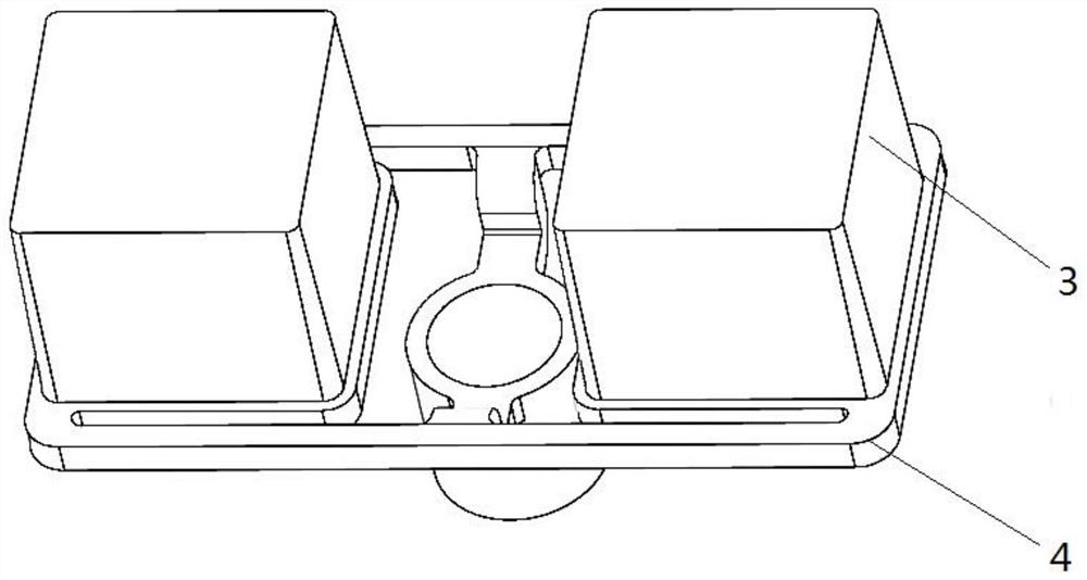 Interconnected lamp key structure