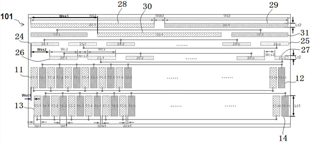 A capacitive contact-type displacement measurement sensor and sensing system