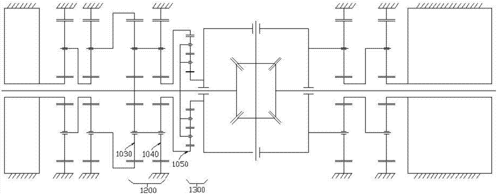 Electric differential mechanism with torque oriented distribution function