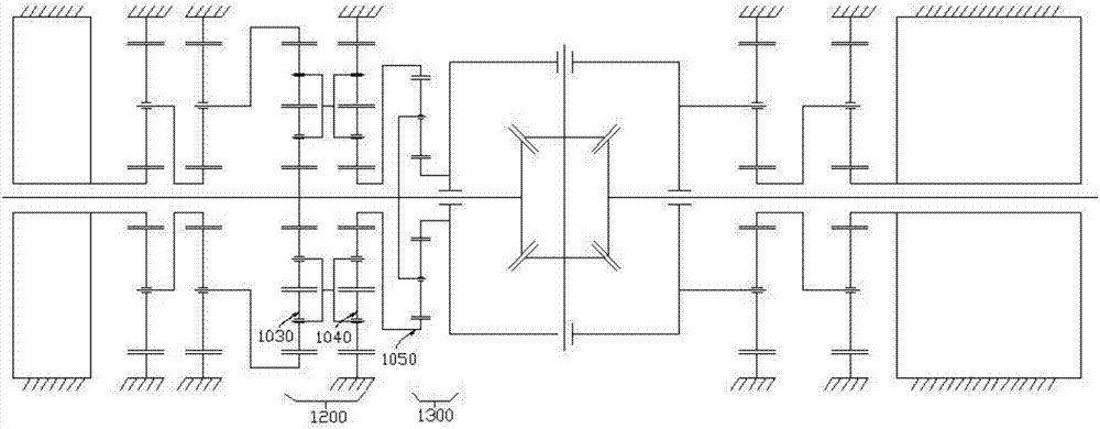 Electric differential mechanism with torque oriented distribution function