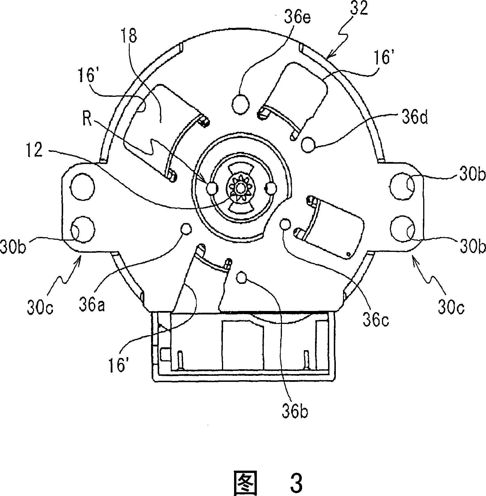 Gear drive motor