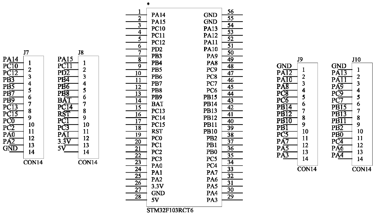 Single-chip microcomputer open-circuit and electric leakage tester