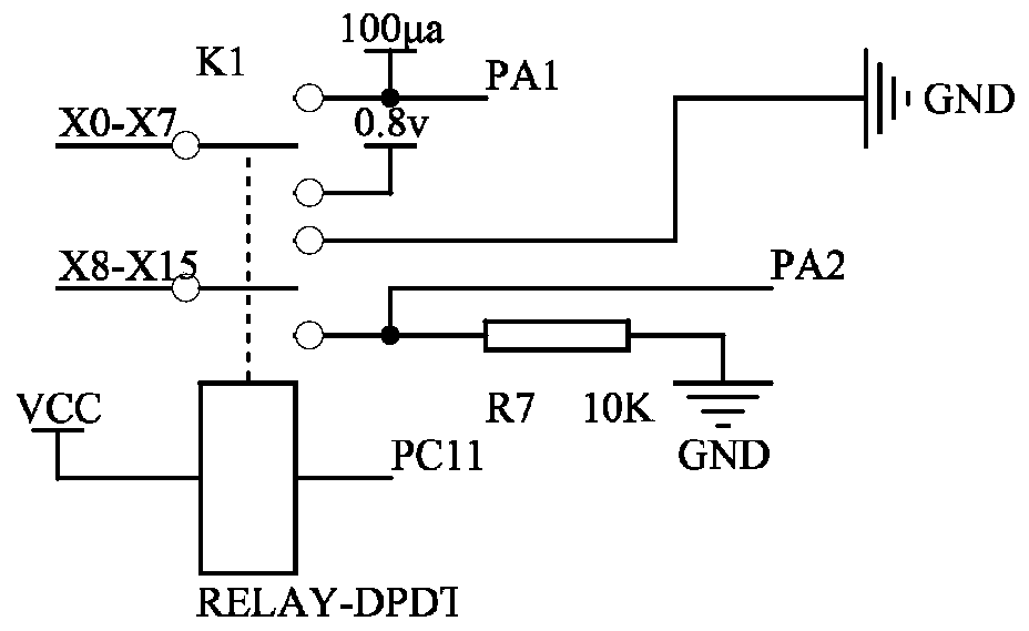 Single-chip microcomputer open-circuit and electric leakage tester