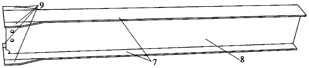 Side plate connecting beam and column joint structure and connecting method