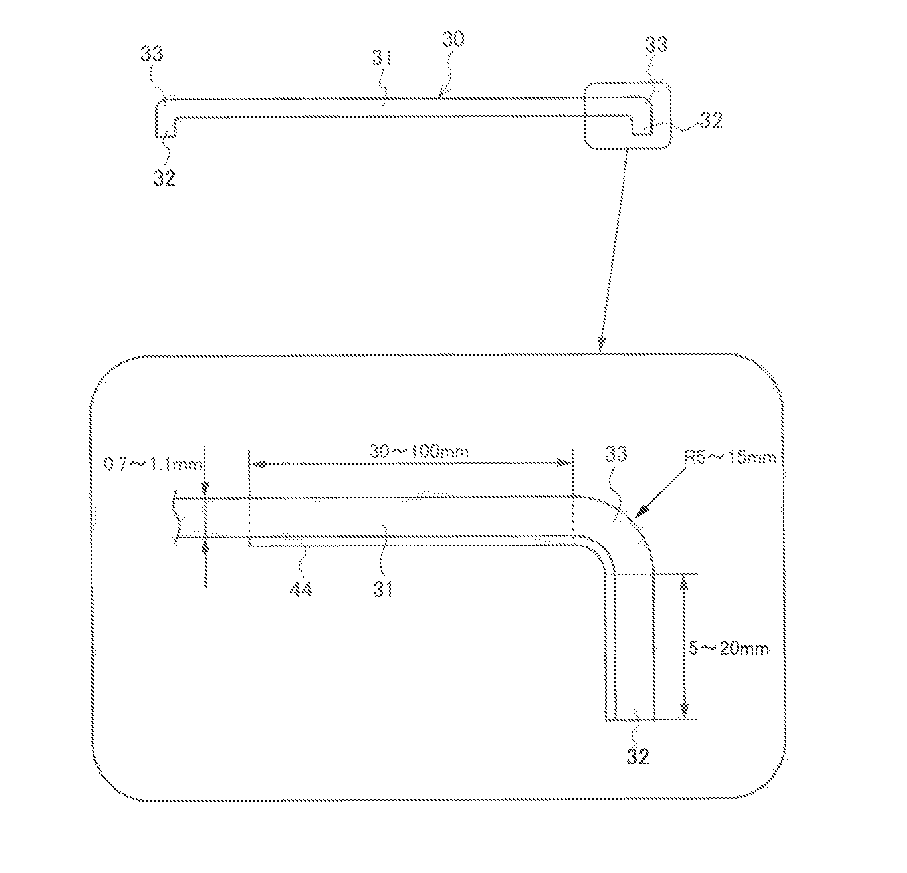 Cover glass for flat panel displays and method for producing the same