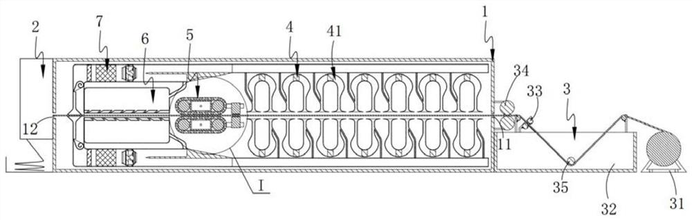 Post-processing treatment device for environment-friendly fabric and method for drying environment-friendly fabric through post-processing treatment device