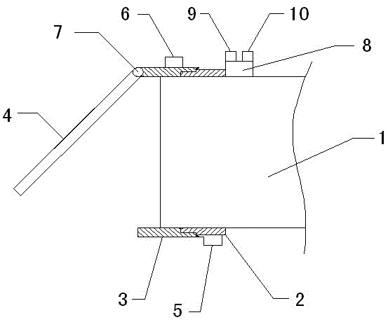 Novel rainproof monitoring camera device