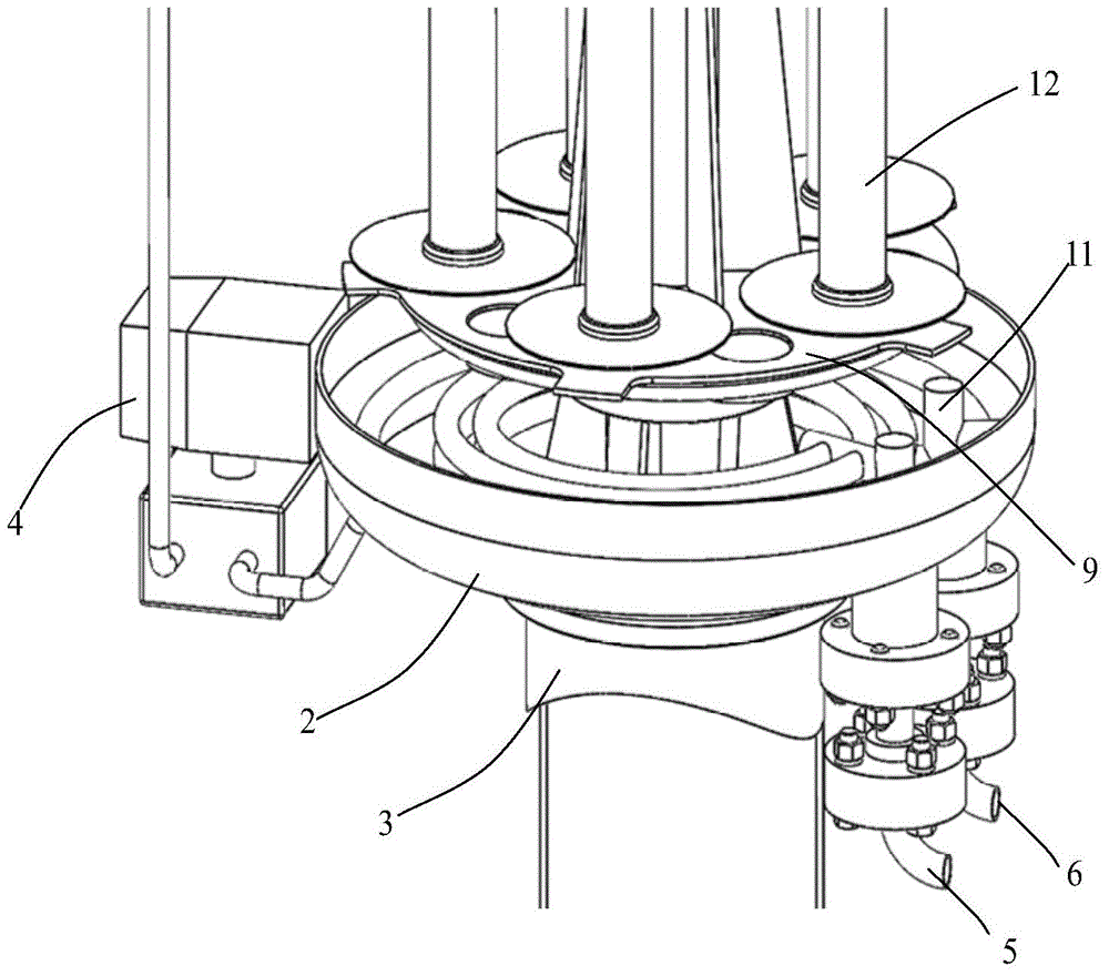 Dyeing liquor exchange and distribution system of ultralow-bath-ratio yarn dyeing machine and control method thereof