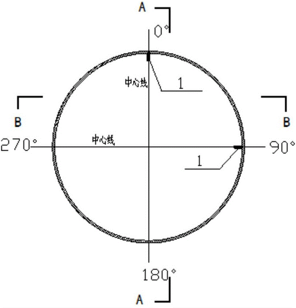 Device and method for measuring cylindrical steel storage tank inversion process verticality