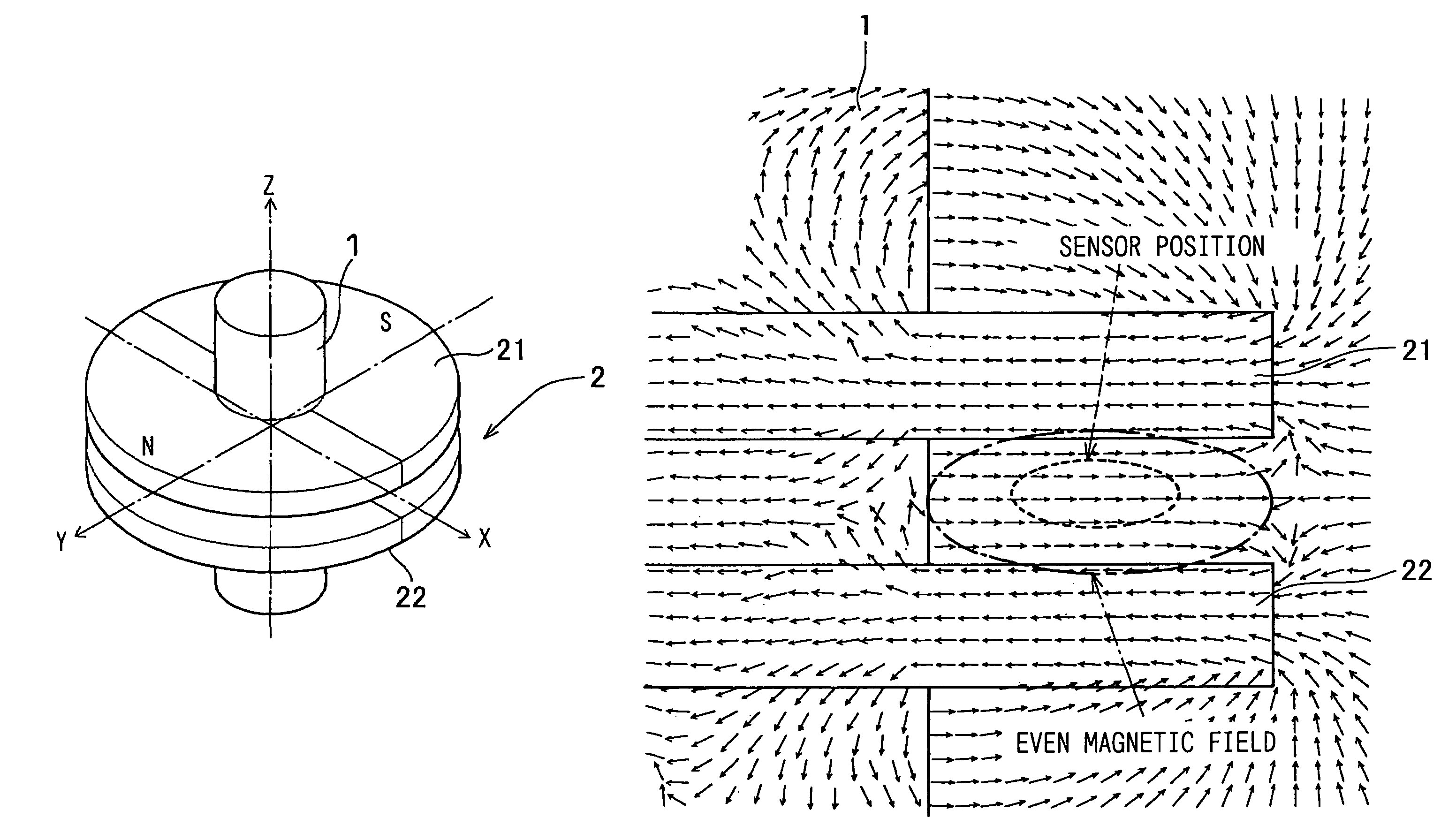 Rotation angle detecting device