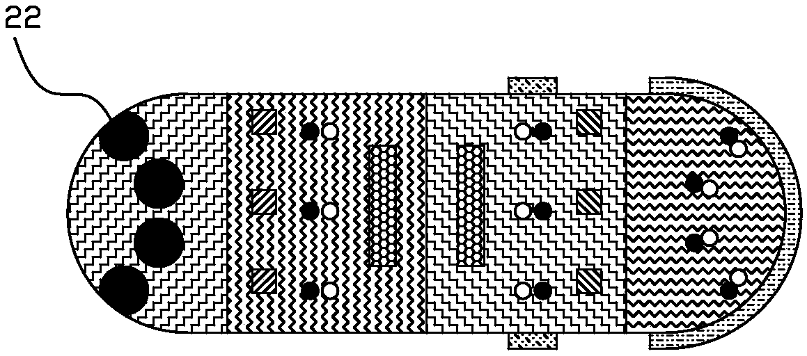 Multi-position liquid biopsy sampling device for digestive tract