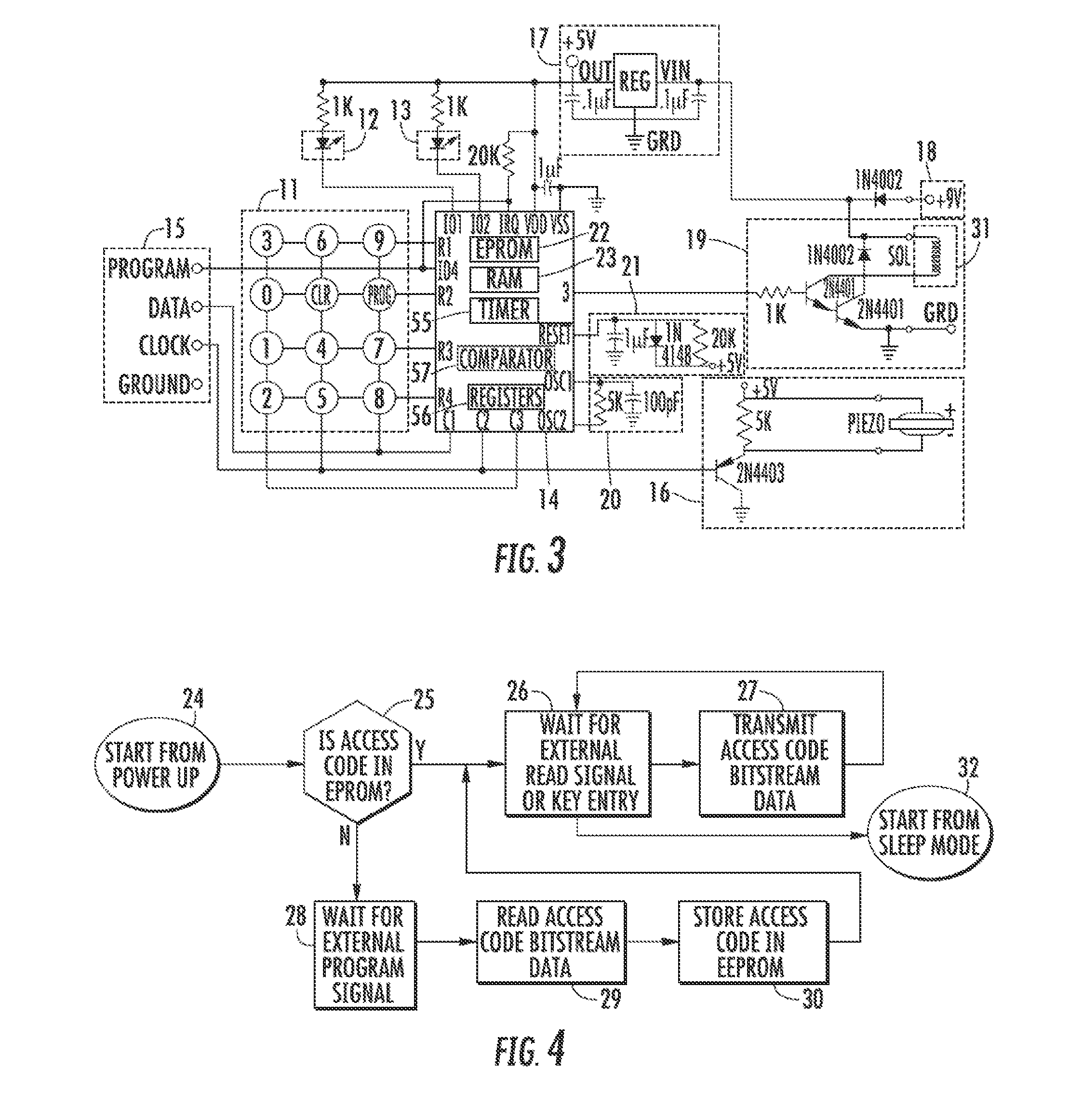 Method for Controlling and Recording the Security of an Enclosure