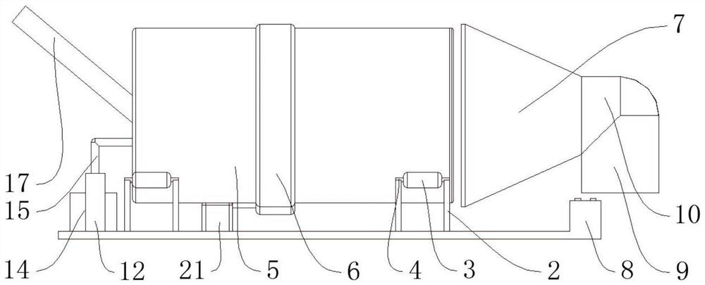 Ball milling machine used for machining building material and using method thereof