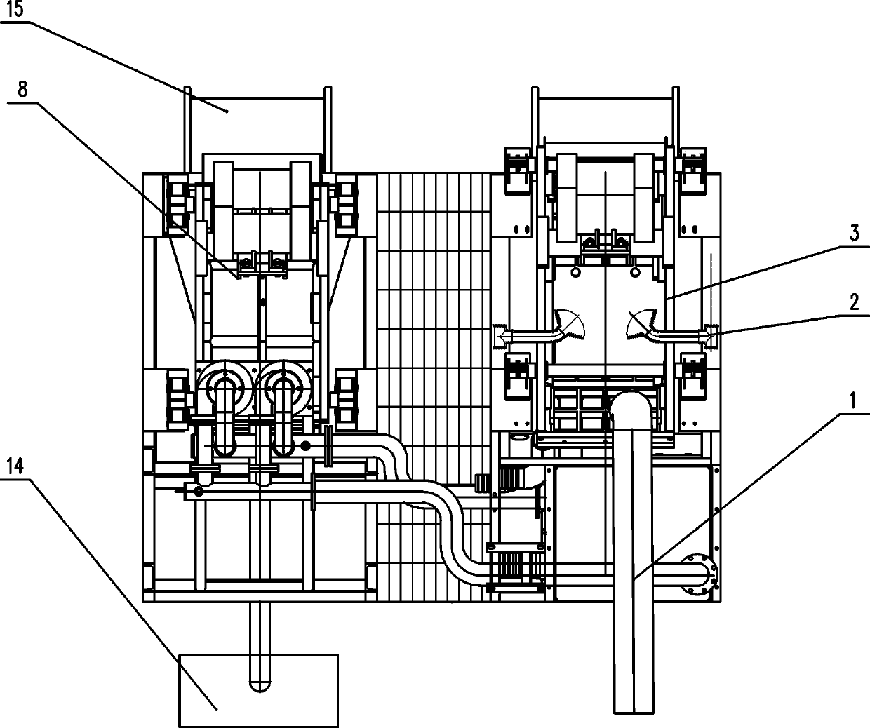 Sludge desanding device, pretreatment device and method for municipal sewage plant