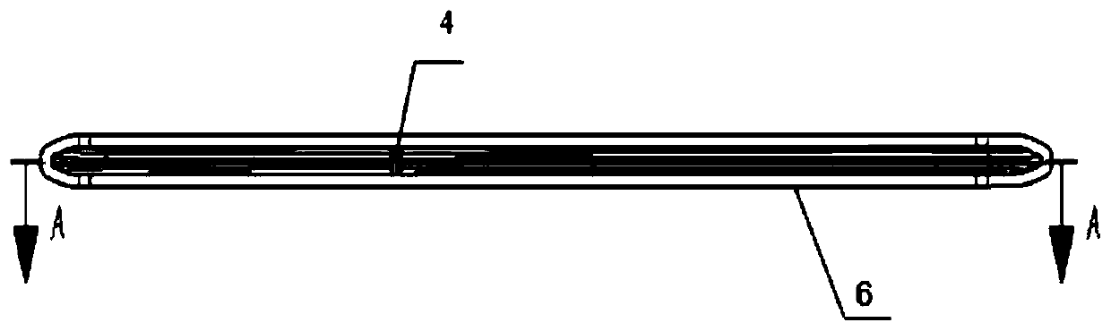 Separated air outlet blade clamping structure