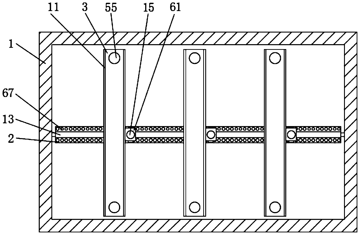 Corrugated packaging box with high safety and using method