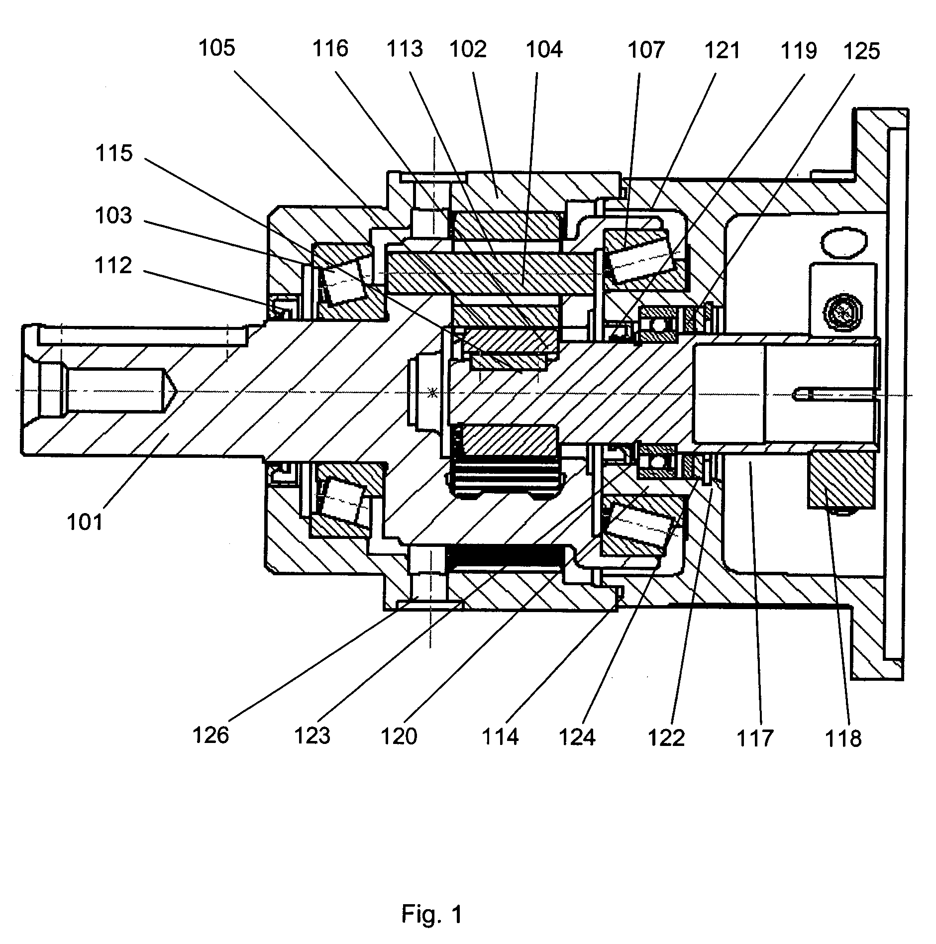 Planetary gear, gear motor and series of gear motors