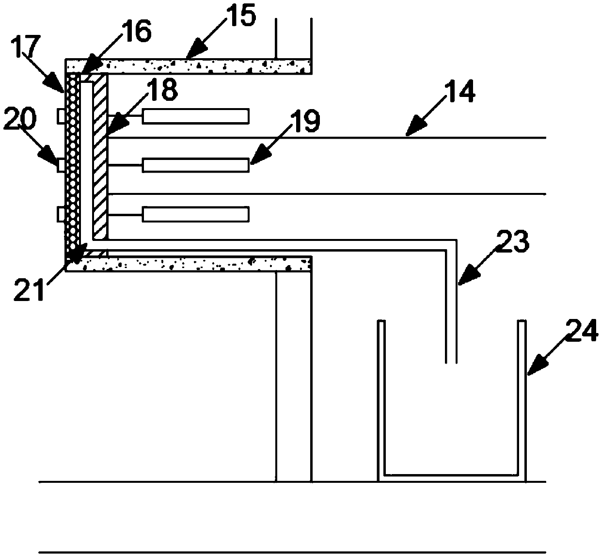 Excavation face seepage test system of river bottom shield tunnel construction under tidal load effect