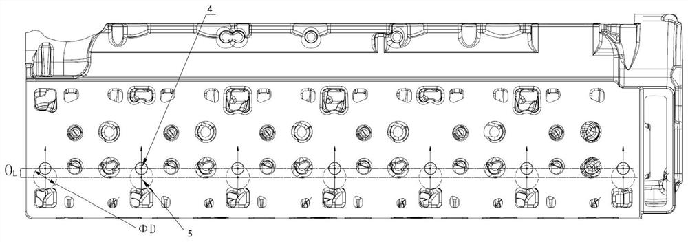 Casting technology design method of high-grade vermicular graphite cast iron cylinder cover