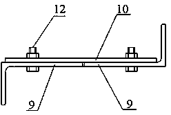 Adjustable type universal stair formwork