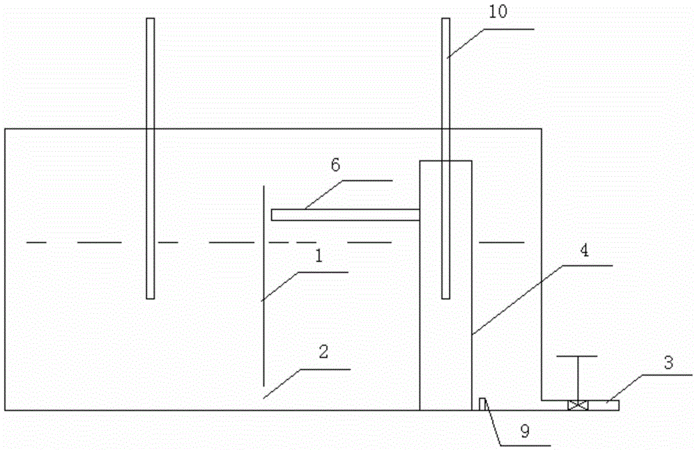 A hydraulic oil tank with oil-water separation