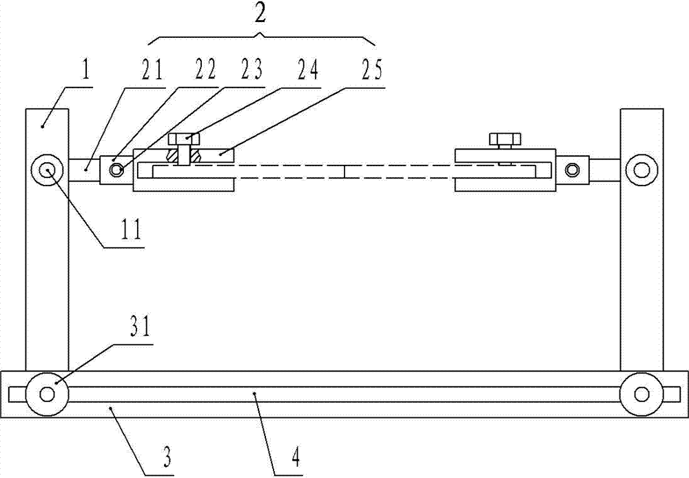 Welding tool for rear baffle of vehicle body