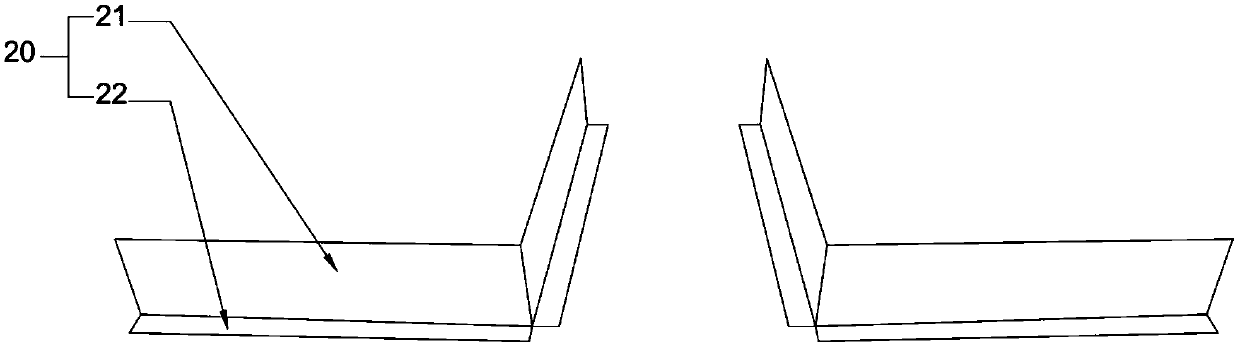 Bridge frame fish-bone structure