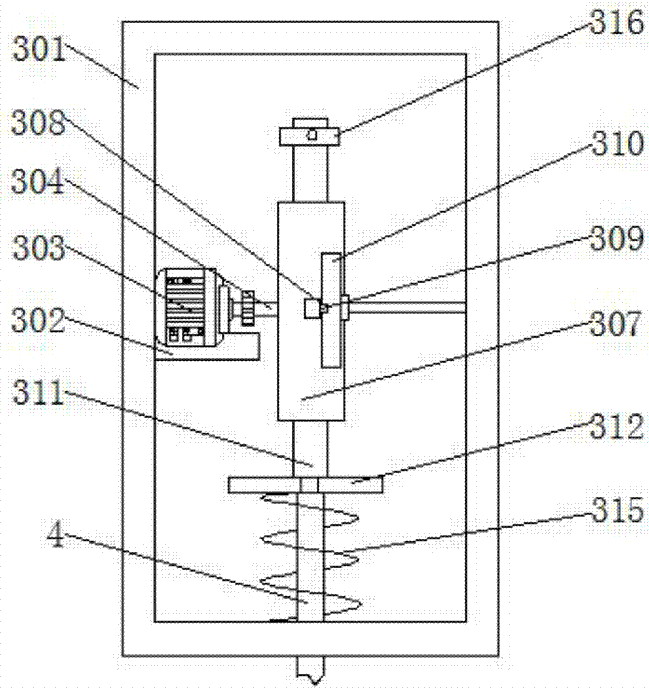 Drilling device for building board