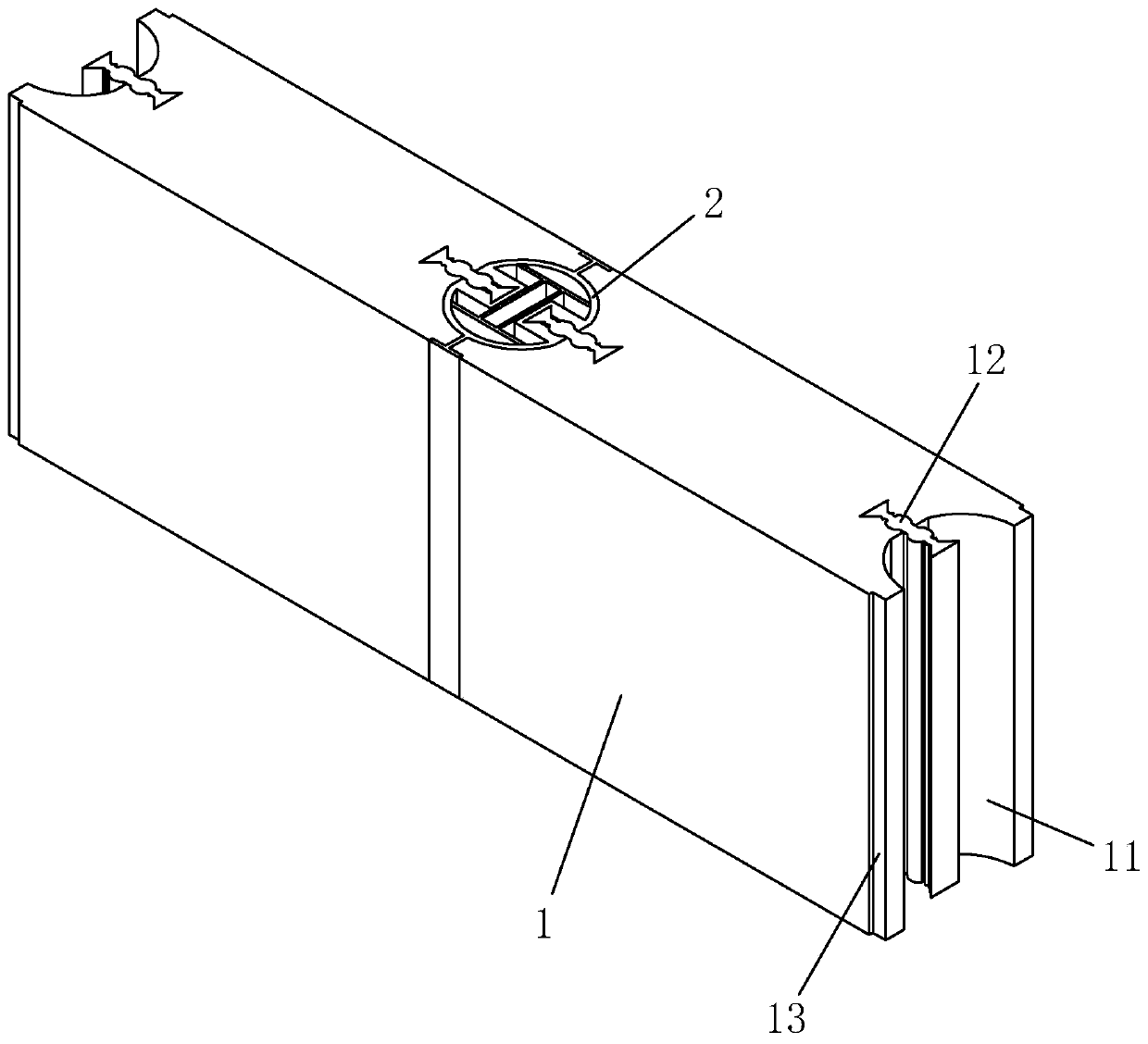 Assembled wall structure