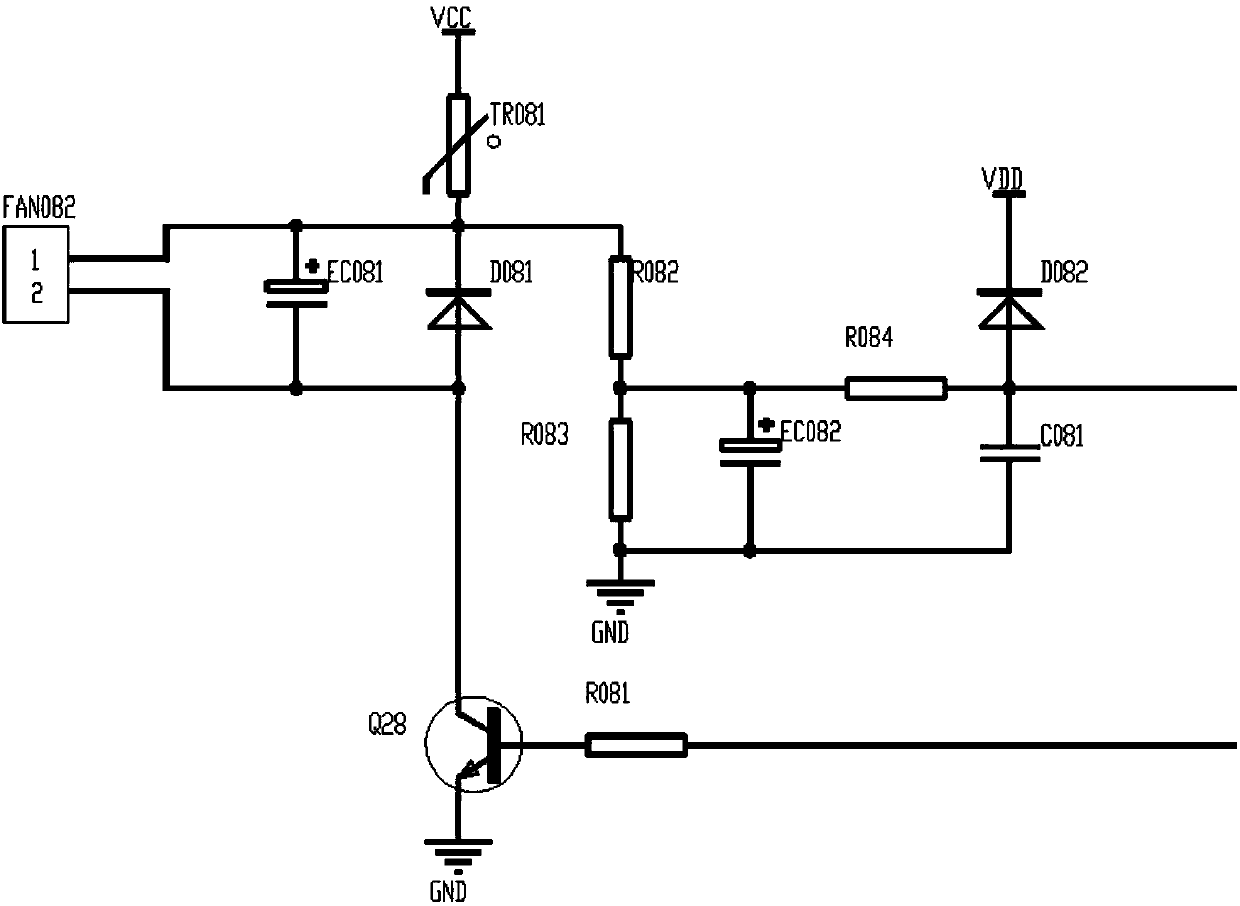 Fan control method and system and electrical appliance equipment provided with heat dissipation fan