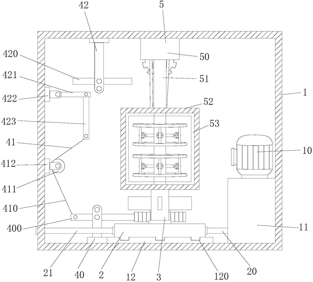 Automatic drying device for bamboo and wood toy processing