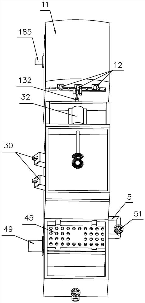 Wastewater treatment device for building construction