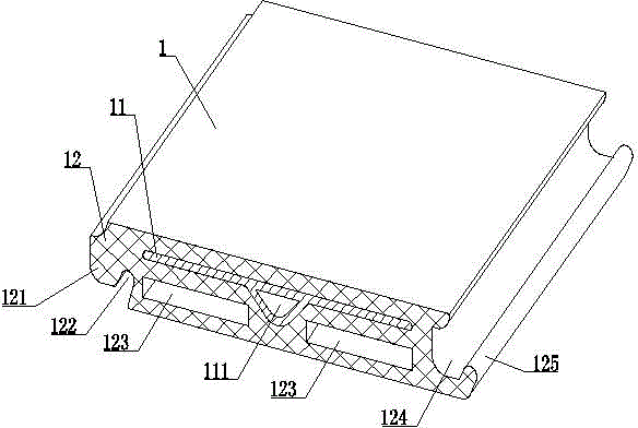 Aluminum-plastic-coextrusion heat-conducting floor