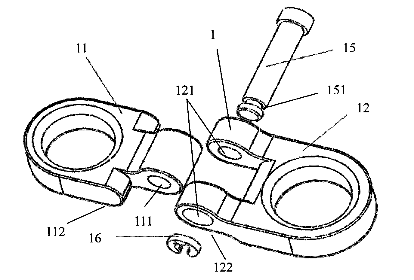 Asymmetric eight-figure steel plate built in epiphyseal arrest and application thereof