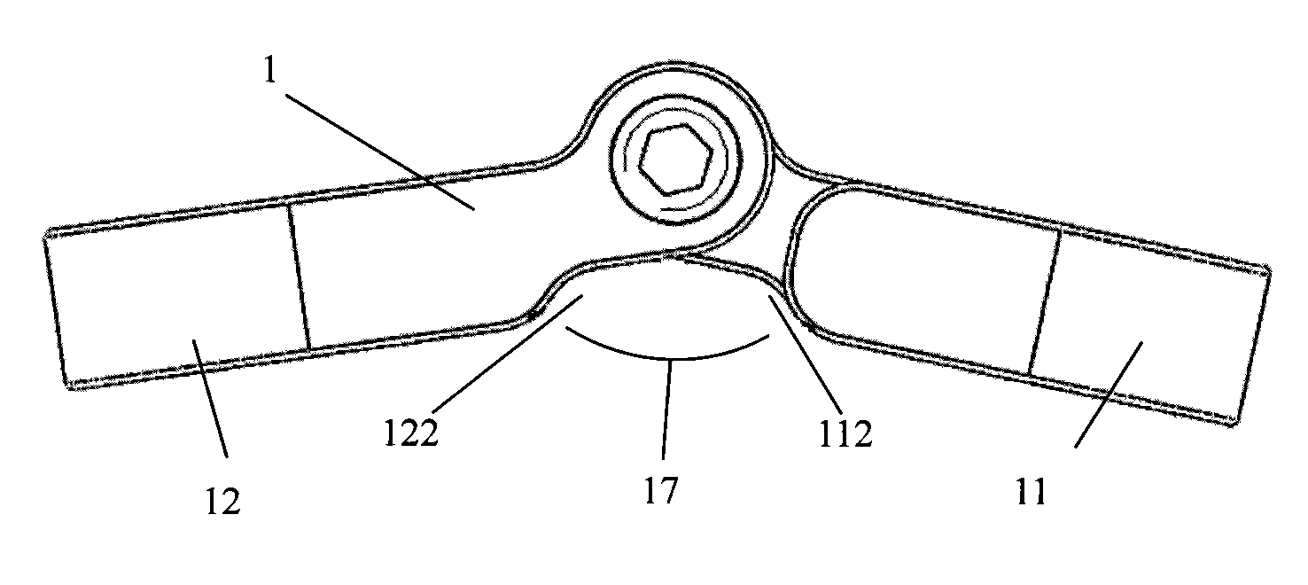 Asymmetric eight-figure steel plate built in epiphyseal arrest and application thereof