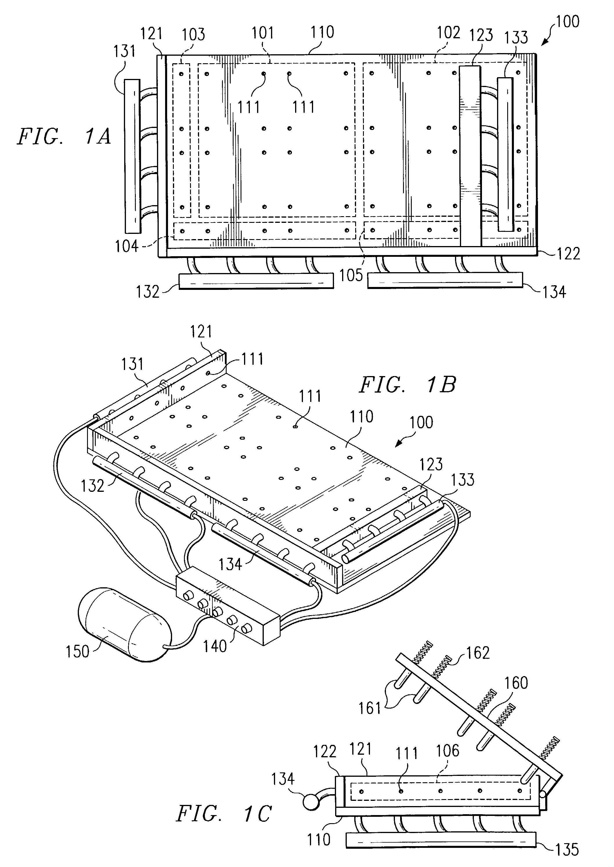 System and method for forming surfaces using tiled components and product resulting therefrom