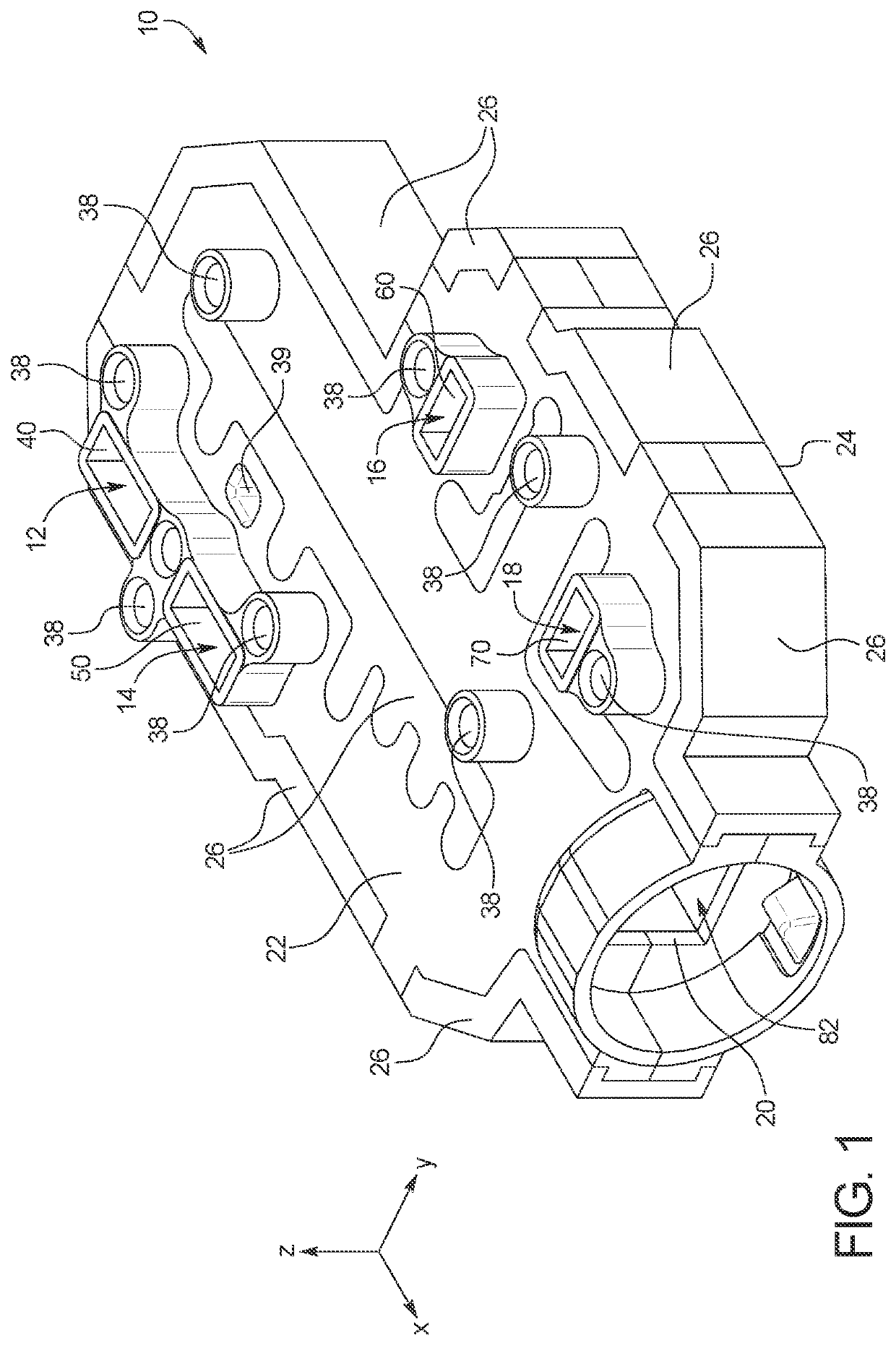 Multiport waveguide device